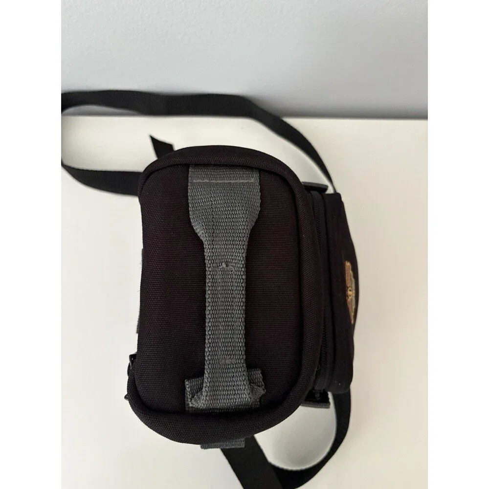 Tamrac Black Camera Shoulder Bag Model 5201 Belt Bag Loop Zippered Top EUC